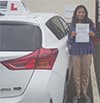 Isha, after passing their driving test