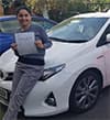 Zonia, after passing their driving test
