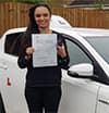 Shola, after passing their driving test