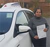 Casilda, after passing their driving test