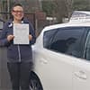 Tia, after passing their driving test